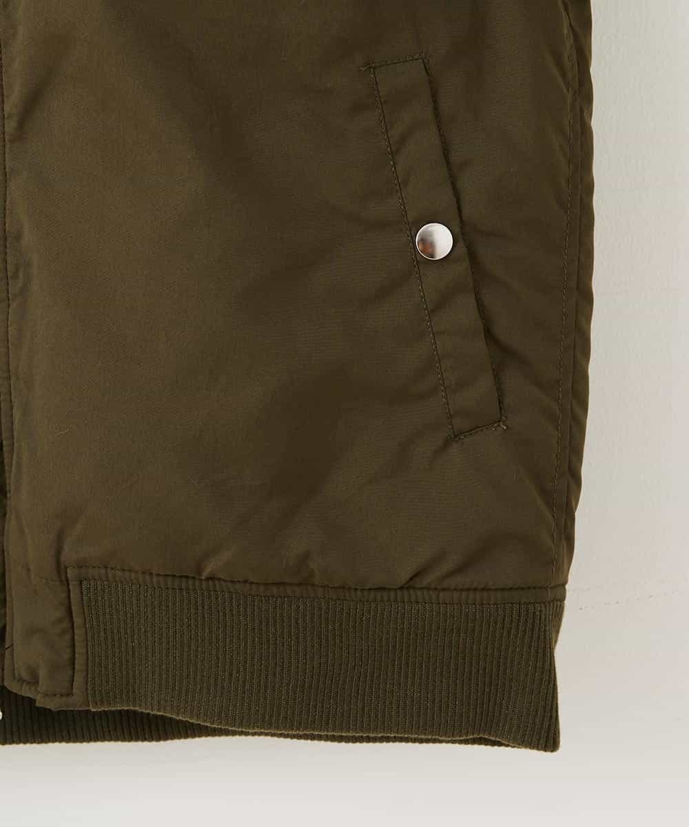 MKJAO40190 MK MICHEL KLEIN HOMME(MKミッシェルクランオム) ポリピーチN2Bフライトジャケット カーキ