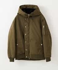 MKJAO40190 MK MICHEL KLEIN HOMME(MKミッシェルクランオム) ポリピーチN2Bフライトジャケット カーキ
