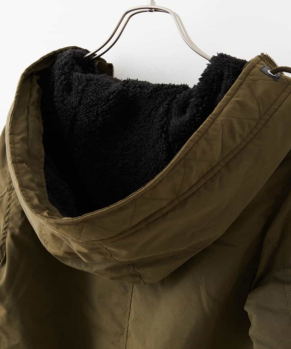 MKJAO40190 MK MICHEL KLEIN HOMME(MKミッシェルクランオム) ポリピーチN2Bフライトジャケット カーキ