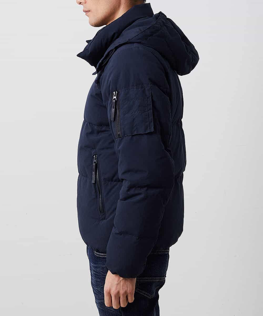 MKJAO41190 MK MICHEL KLEIN HOMME(MKミッシェルクランオム) ポリピーチダウンブルゾン ネイビー