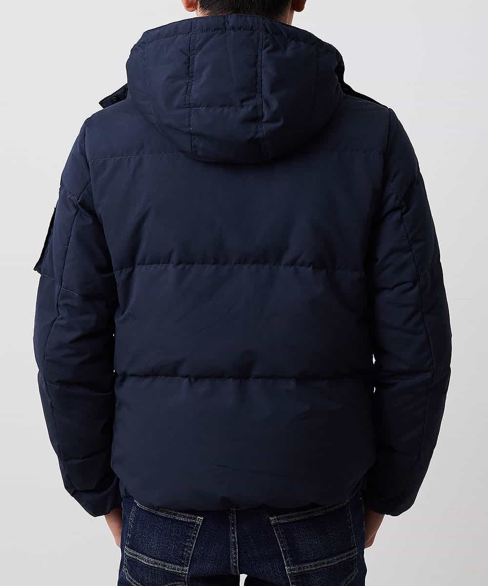 MKJAO41190 MK MICHEL KLEIN HOMME(MKミッシェルクランオム) ポリピーチダウンブルゾン ネイビー
