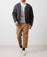 MKJAO91130 MK MICHEL KLEIN HOMME(MKミッシェルクランオム) 【リバーシブル】キルティングボアブルゾン カーキ