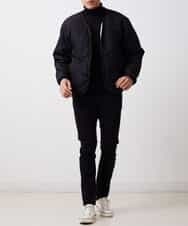 MKJAO91130 MK MICHEL KLEIN HOMME(MKミッシェルクランオム) 【リバーシブル】キルティングボアブルゾン ブラック