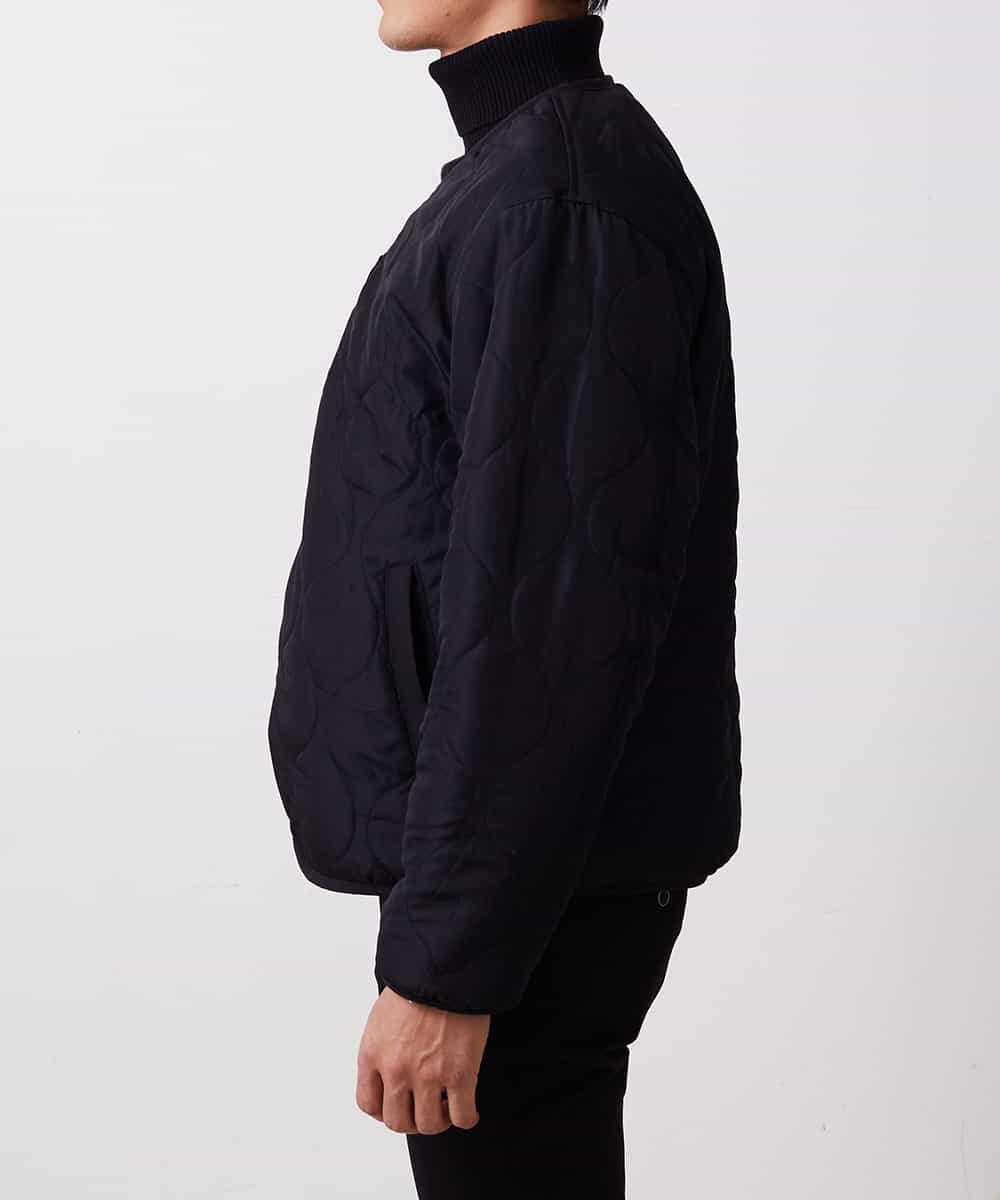 MKJAO91130 MK MICHEL KLEIN HOMME(MKミッシェルクランオム) 【リバーシブル】キルティングボアブルゾン ブラック