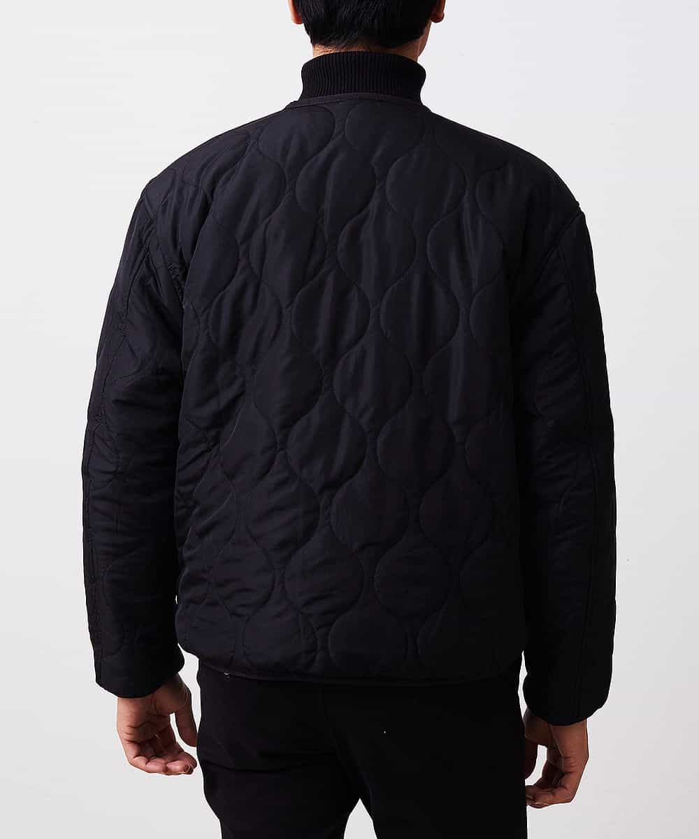 MKJAO91130 MK MICHEL KLEIN HOMME(MKミッシェルクランオム) 【リバーシブル】キルティングボアブルゾン ブラック