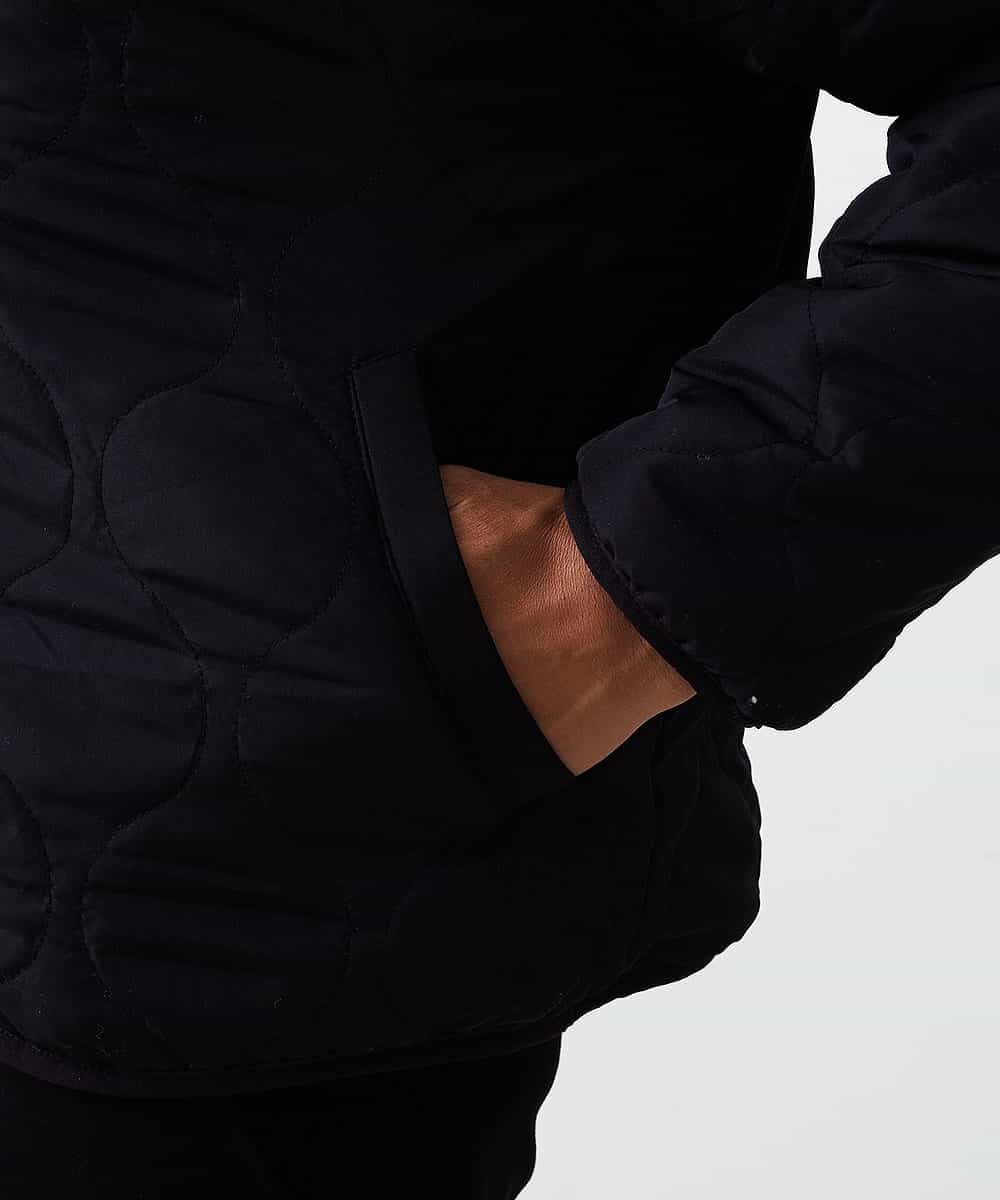 MKJAO91130 MK MICHEL KLEIN HOMME(MKミッシェルクランオム) 【リバーシブル】キルティングボアブルゾン ブラック