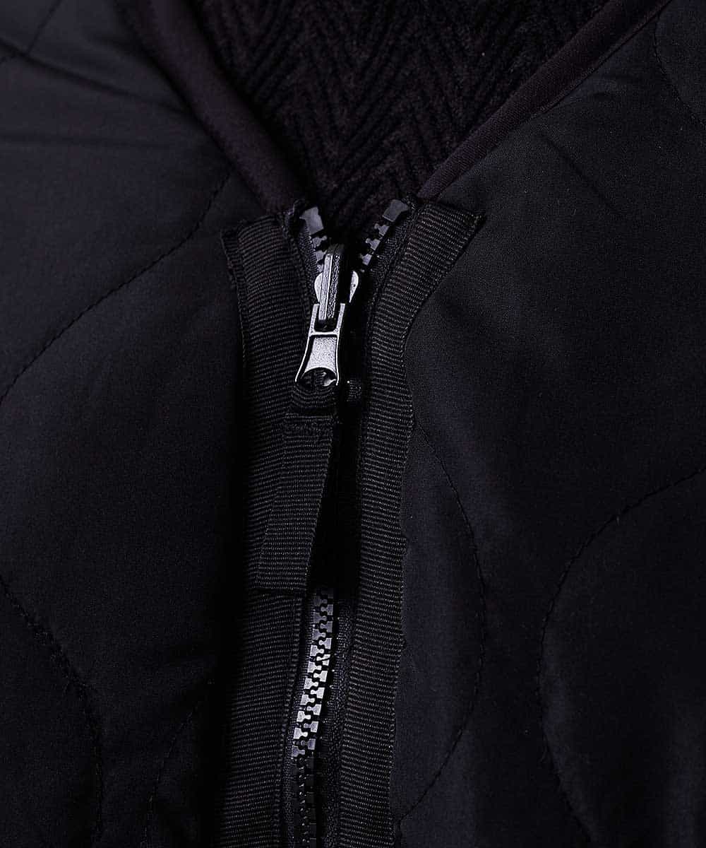MKJAO91130 MK MICHEL KLEIN HOMME(MKミッシェルクランオム) 【リバーシブル】キルティングボアブルゾン ブラック