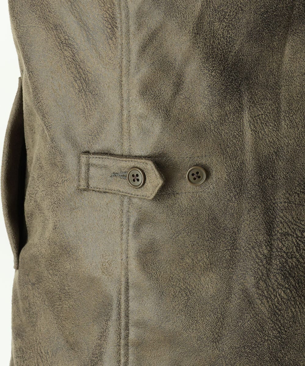 MKJAU04220 MK MICHEL KLEIN HOMME(MKミッシェルクランオム) 中綿ライナーブルゾン カーキ(36)