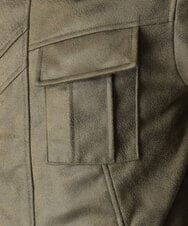 MKJAU04220 MK MICHEL KLEIN HOMME(MKミッシェルクランオム) 中綿ライナーブルゾン カーキ(36)