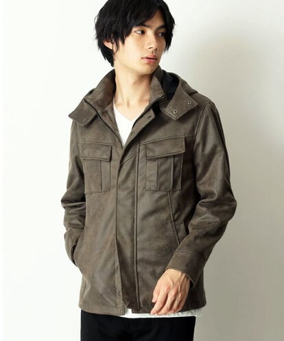 MKJAU04220 MK MICHEL KLEIN HOMME 中綿ライナーブルゾン