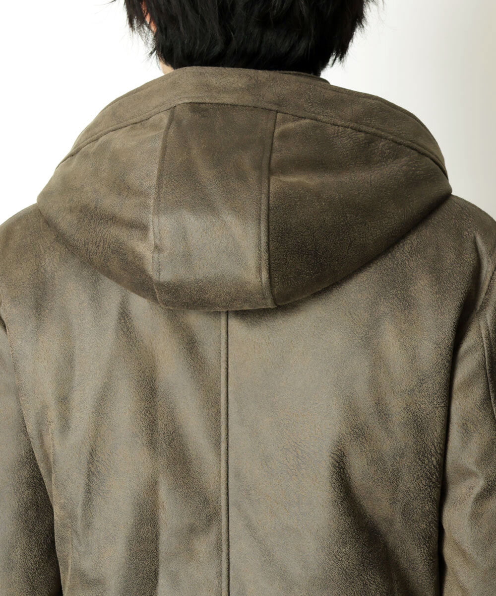 MKJAU04220 MK MICHEL KLEIN HOMME(MKミッシェルクランオム) 中綿ライナーブルゾン カーキ(36)
