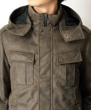 MKJAU04220 MK MICHEL KLEIN HOMME(MKミッシェルクランオム) 中綿ライナーブルゾン カーキ(36)