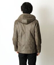 MKJAU04220 MK MICHEL KLEIN HOMME(MKミッシェルクランオム) 中綿ライナーブルゾン カーキ(36)