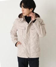 MKJAU04220 MK MICHEL KLEIN HOMME(MKミッシェルクランオム) 中綿ライナーブルゾン アイボリー(80)