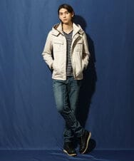MKJAU04220 MK MICHEL KLEIN HOMME(MKミッシェルクランオム) 中綿ライナーブルゾン アイボリー(80)