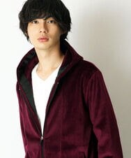 MKJAU29130 MK MICHEL KLEIN HOMME(MKミッシェルクランオム) ベロアパーカー パープル(77)