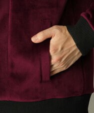 MKJAU29130 MK MICHEL KLEIN HOMME(MKミッシェルクランオム) ベロアパーカー パープル(77)