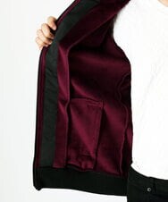 MKJAU29130 MK MICHEL KLEIN HOMME(MKミッシェルクランオム) ベロアパーカー パープル(77)