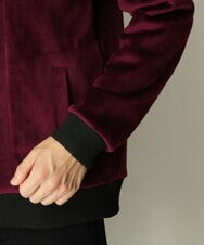 MKJAU29130 MK MICHEL KLEIN HOMME(MKミッシェルクランオム) ベロアパーカー パープル(77)