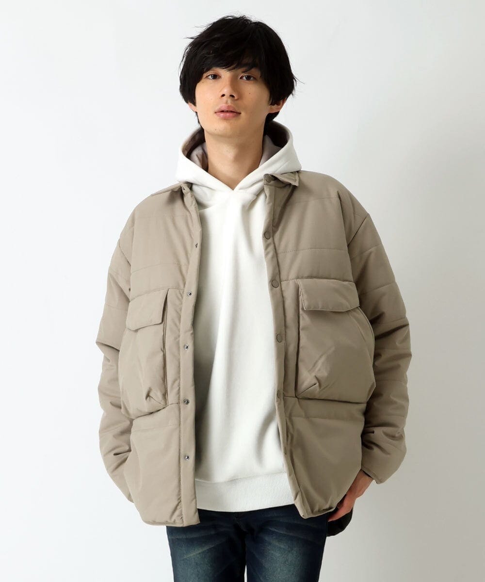MKJAU47170 MK MICHEL KLEIN HOMME(MKミッシェルクランオム) CPOブルゾン アイボリー(80)