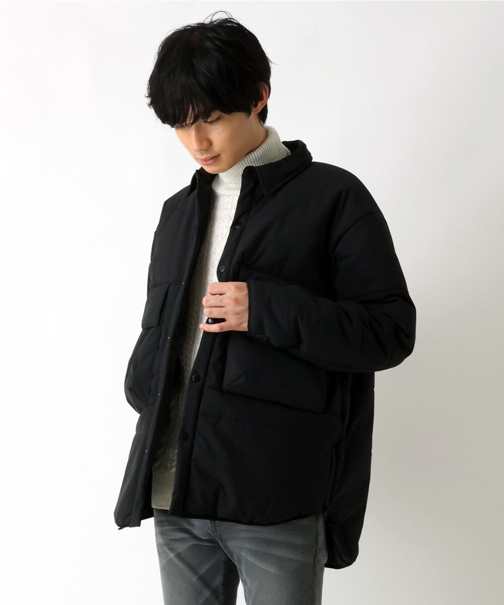 MKJAU47170 MK MICHEL KLEIN HOMME(MKミッシェルクランオム) CPOブルゾン ブラック(94)