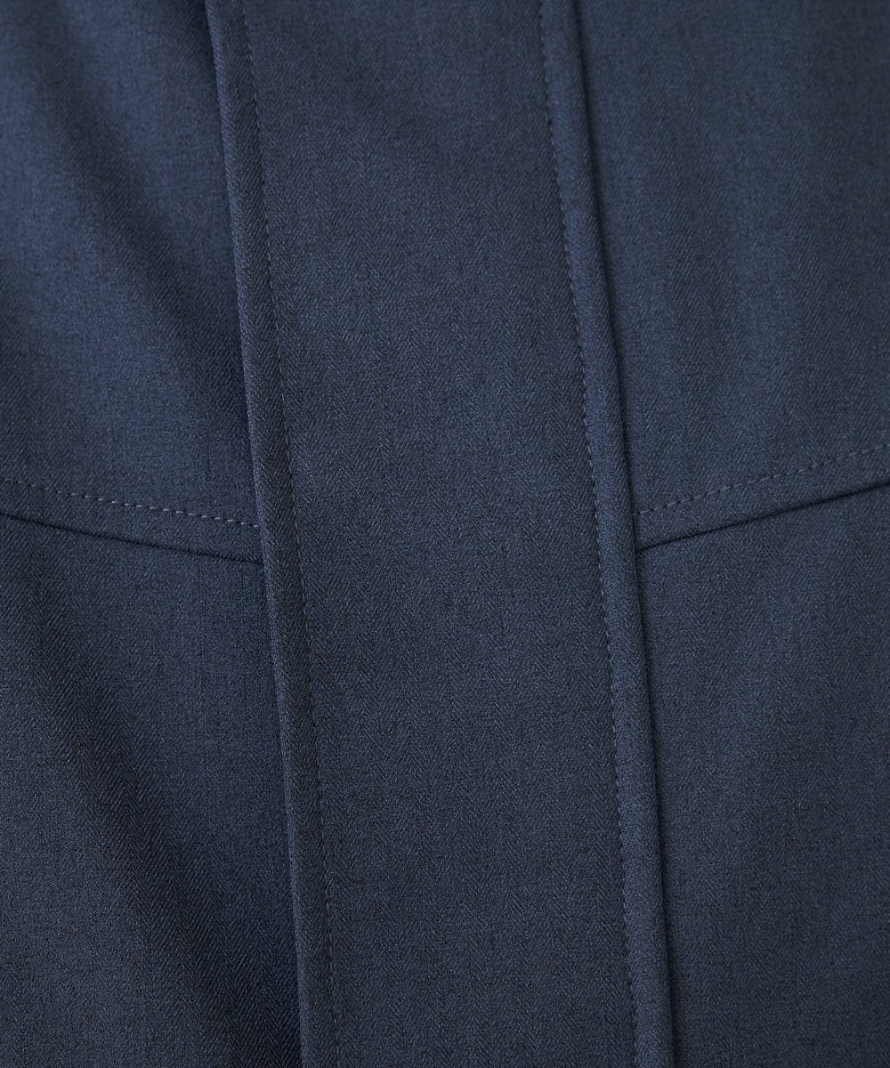 MKJAX07272 MK MICHEL KLEIN HOMME(MKミッシェルクランオム) ライナー付き / ウールタッチボンディングブルゾン ブルー(55)