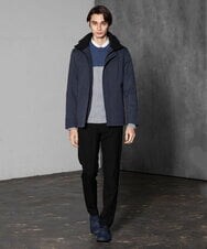 MKJAX07272 MK MICHEL KLEIN HOMME(MKミッシェルクランオム) ライナー付き / ウールタッチボンディングブルゾン ブルー(55)