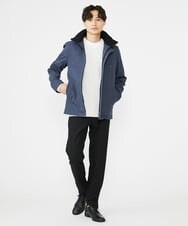 MKJAX07272 MK MICHEL KLEIN HOMME(MKミッシェルクランオム) ライナー付き / ウールタッチボンディングブルゾン ブルー(55)