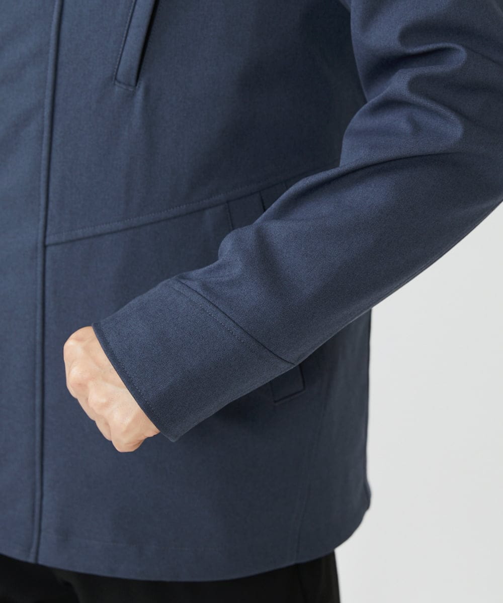 MKJAX07272 MK MICHEL KLEIN HOMME(MKミッシェルクランオム) ライナー付き / ウールタッチボンディングブルゾン ブルー(55)