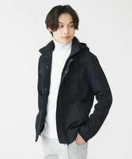 MKJAX10170 MK MICHEL KLEIN HOMME(MKミッシェルクランオム) フーディーブルゾン / TEC EASY  ブラック(94)