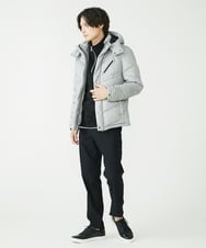 MKJAX21250 MK MICHEL KLEIN HOMME(MKミッシェルクランオム) スエードタッチ / ダウンブルゾン グレー(92)