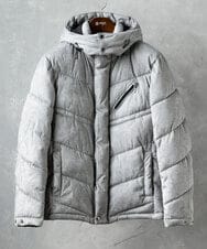 MKJAX21250 MK MICHEL KLEIN HOMME(MKミッシェルクランオム) スエードタッチ / ダウンブルゾン グレー(92)