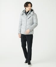 MKJAX21250 MK MICHEL KLEIN HOMME(MKミッシェルクランオム) スエードタッチ / ダウンブルゾン グレー(92)