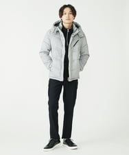 MKJAX21250 MK MICHEL KLEIN HOMME(MKミッシェルクランオム) スエードタッチ / ダウンブルゾン グレー(92)