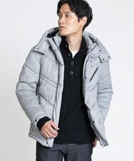 MKJAX21250 MK MICHEL KLEIN HOMME(MKミッシェルクランオム) スエードタッチ / ダウンブルゾン グレー(92)