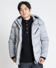 MKJAX21250 MK MICHEL KLEIN HOMME(MKミッシェルクランオム) スエードタッチ / ダウンブルゾン グレー(92)