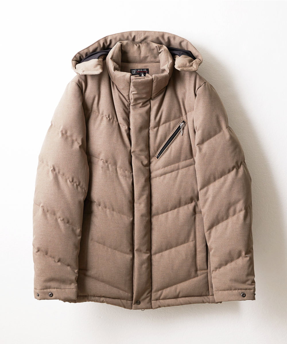 MKJAX22320 MK MICHEL KLEIN HOMME WEB LIMITED【限定カラー】PRIMEFLEX ドビープリントダウンブルゾン