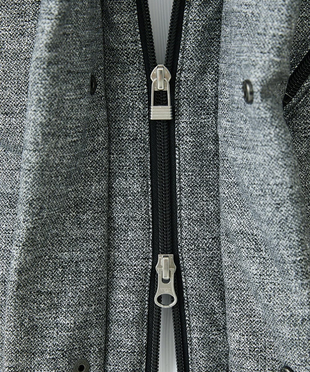 MKJAX22320 MK MICHEL KLEIN HOMME(MKミッシェルクランオム) WEB LIMITED【限定カラー】PRIMEFLEX ドビープリントダウンブルゾン グレー(92)