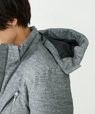MKJAX22320 MK MICHEL KLEIN HOMME(MKミッシェルクランオム) WEB LIMITED【限定カラー】PRIMEFLEX ドビープリントダウンブルゾン グレー(92)