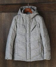 MKJAX22320 MK MICHEL KLEIN HOMME(MKミッシェルクランオム) WEB LIMITED【限定カラー】PRIMEFLEX ドビープリントダウンブルゾン グレー(92)