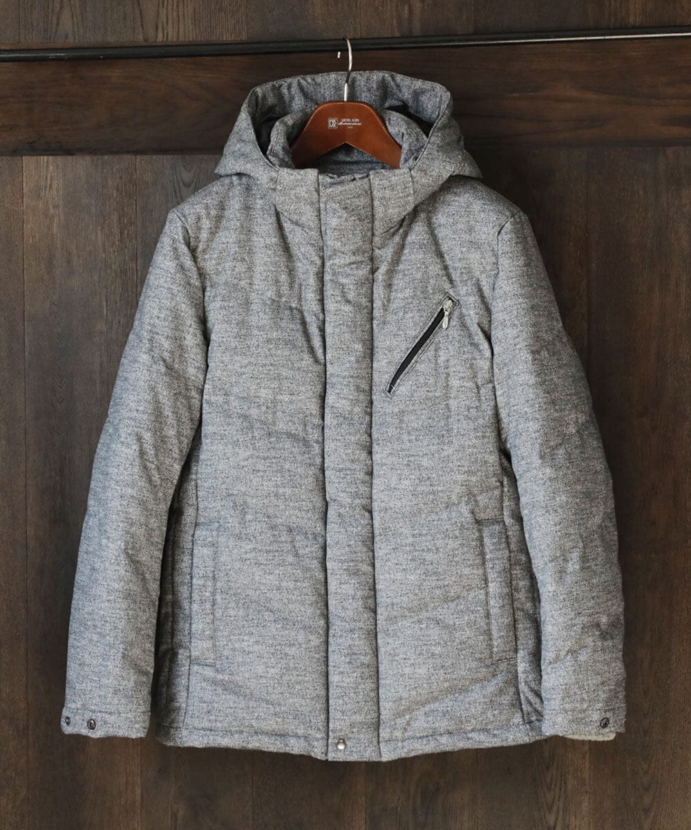 MKJAX22320 MK MICHEL KLEIN HOMME(MKミッシェルクランオム) WEB LIMITED【限定カラー】PRIMEFLEX ドビープリントダウンブルゾン グレー(92)