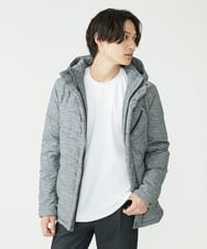 MKJAX22320 MK MICHEL KLEIN HOMME(MKミッシェルクランオム) WEB LIMITED【限定カラー】PRIMEFLEX ドビープリントダウンブルゾン グレー(92)
