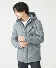 MKJAX22320 MK MICHEL KLEIN HOMME(MKミッシェルクランオム) WEB LIMITED【限定カラー】PRIMEFLEX ドビープリントダウンブルゾン グレー(92)