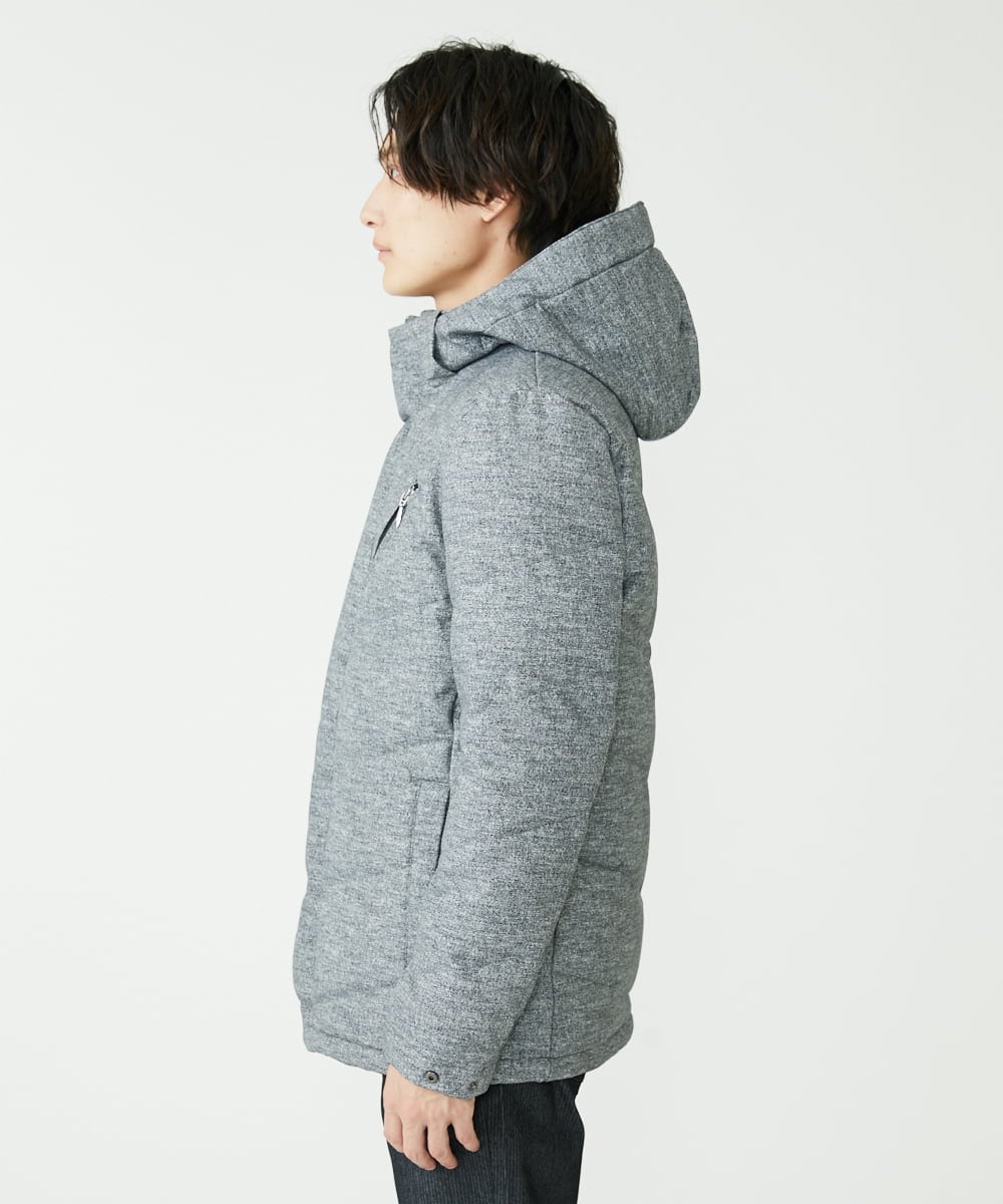 MKJAX22320 MK MICHEL KLEIN HOMME(MKミッシェルクランオム) WEB LIMITED【限定カラー】PRIMEFLEX ドビープリントダウンブルゾン グレー(92)