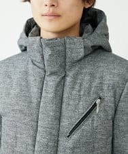 MKJAX22320 MK MICHEL KLEIN HOMME(MKミッシェルクランオム) WEB LIMITED【限定カラー】PRIMEFLEX ドビープリントダウンブルゾン グレー(92)