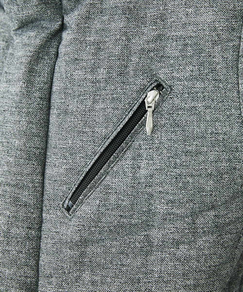 MKJAX22320 MK MICHEL KLEIN HOMME(MKミッシェルクランオム) WEB LIMITED【限定カラー】PRIMEFLEX ドビープリントダウンブルゾン グレー(92)