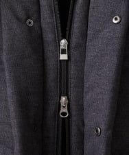 MKJAX22320 MK MICHEL KLEIN HOMME(MKミッシェルクランオム) WEB LIMITED【限定カラー】PRIMEFLEX ドビープリントダウンブルゾン ダークグレー(93)