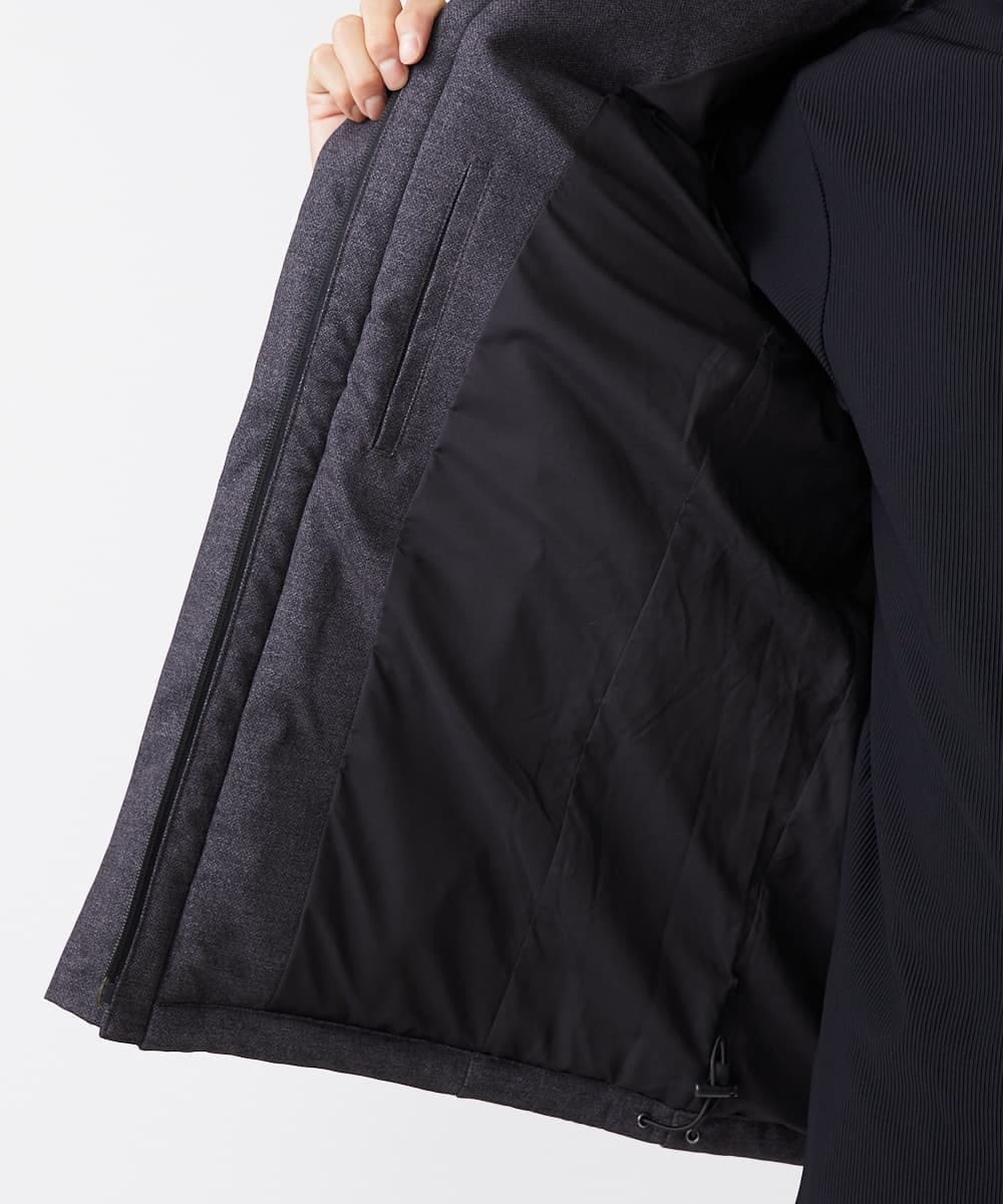 MKJAX22320 MK MICHEL KLEIN HOMME(MKミッシェルクランオム) WEB LIMITED【限定カラー】PRIMEFLEX ドビープリントダウンブルゾン ダークグレー(93)