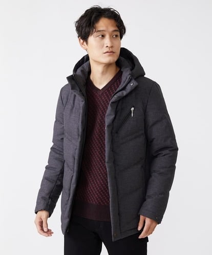 MKJAX22320 MK MICHEL KLEIN HOMME WEB LIMITED【限定カラー】PRIMEFLEX ドビープリントダウンブルゾン