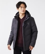 MKJAX22320 MK MICHEL KLEIN HOMME(MKミッシェルクランオム) WEB LIMITED【限定カラー】PRIMEFLEX ドビープリントダウンブルゾン ダークグレー(93)